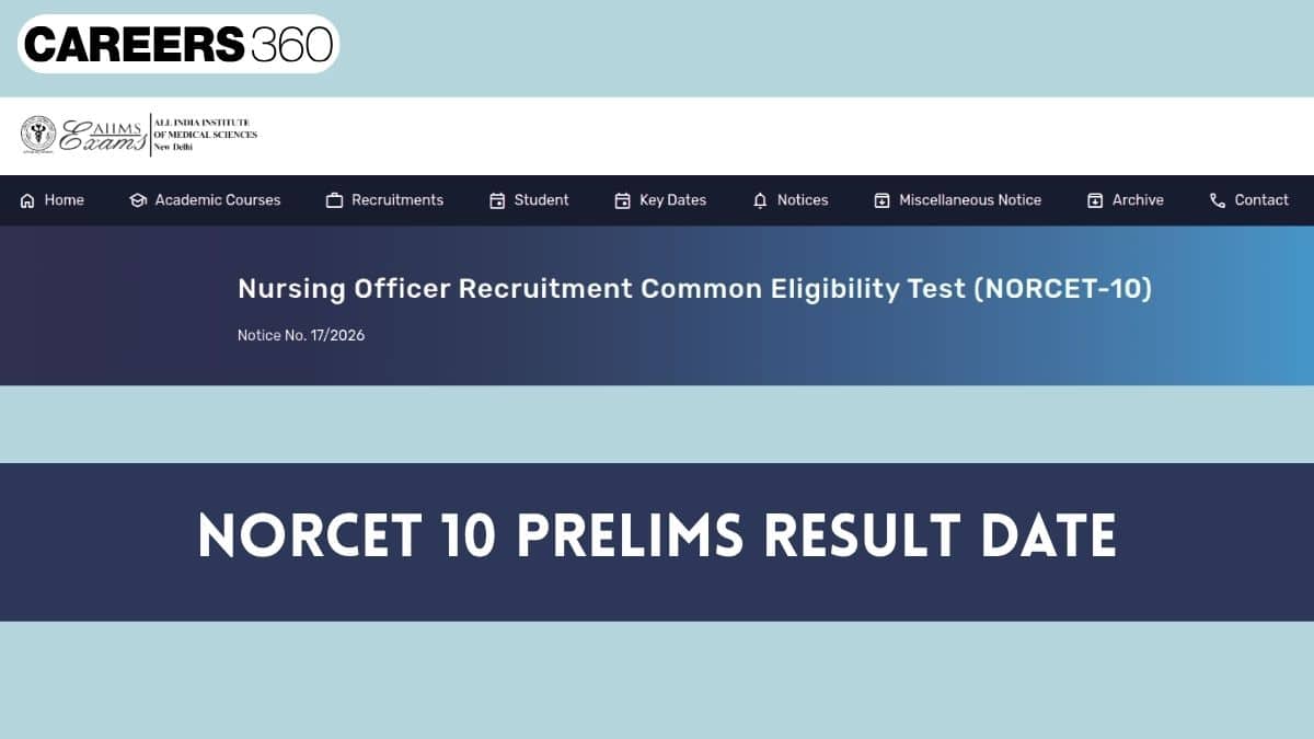 AIIMS NORCET 10 Prelims Result Date 2026 (Out): PDF Download Link